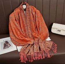 New orange paisley for sale  WADEBRIDGE