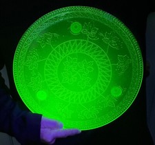 Uranium glass vaseline for sale  Stamford