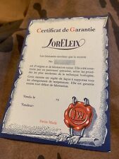 Antico certificato loreleix usato  Mantova