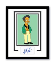 Foto emoldurada autografada assinada 11x14 dos Simpsons Abu Hank Azaria ACOA comprar usado  Enviando para Brazil
