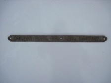 cast iron sign for sale  MACHYNLLETH