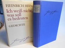 Heinrich heine gedichte gebraucht kaufen  Hiddenhausen