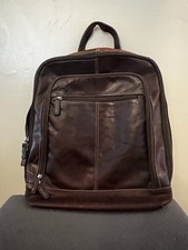 Usado, Mochila Jack Georges Voyager média tecnologia couro marrom * leia a descrição  comprar usado  Enviando para Brazil