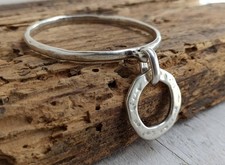 Pulseira circular feminina prata esterlina 925 pulseiras de prata todos os tamanhos SH327 comprar usado  Enviando para Brazil
