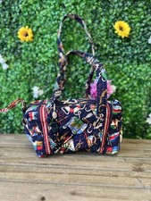 Vera Bradley Duffel Pequeno Aposentado Raro Regata Padrão Náutico 16 X 8 X 8 comprar usado  Enviando para Brazil