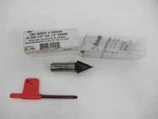 Amana Tool RC-1045, inserção CNC V-Groove broca de roteador 45° x 7/8 x 1/2" haste, usado comprar usado  Enviando para Brazil