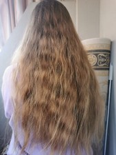 Blond virgin hair 25 cm comprar usado  Enviando para Brazil