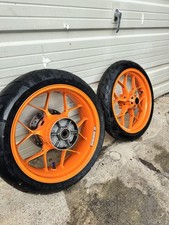 08-16 Honda CBR1000RR SP REPSOL traseira + aro da roda dianteira LARANJA FABRICANTE DE EQUIPAMENTO ORIGINAL 100% RETO comprar usado  Enviando para Brazil