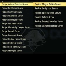 Serum recipes fallout for sale  Glendale