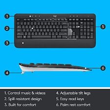 Usado, Combo avançado de teclado e mouse sem fio Logitech MK545 comprar usado  Enviando para Brazil