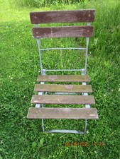 Alter biergartenstuhl gartenst gebraucht kaufen  Deutschland