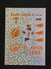 RICKEY GIBSON III 2025 ONIT Tennessee Vols CAMPUS COLORS HOLO SP #246/249 comprar usado  Enviando para Brazil