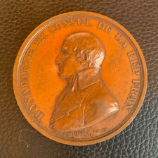 Médaille bronze bonaparte d'occasion  Le Bouscat