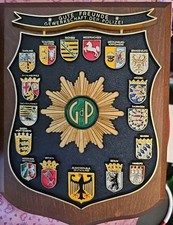 Polizeiwappen gewerkschaft pol gebraucht kaufen  Bad Neustadt a.d.Saale