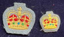 Pair embroidered queens for sale  STONEHAVEN