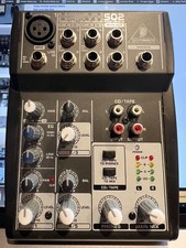 Mixer Behringer XENYX Q502 5 entradas somente! Fonte de alimentação perdida em uma sessão. comprar usado  Enviando para Brazil