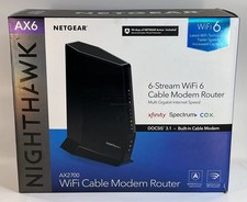 Roteador Modem a Cabo NETGEAR Nighthawk CAX30 AX2700 Wi-Fi 6 - com Caixa BOM, usado comprar usado  Enviando para Brazil