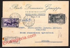 Ak0265 storia postale usato  Milano
