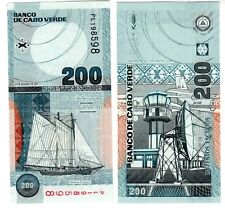 CAP VERT VERDE CAPE CABO Billet 200 Escudos 2005 P68 PHARE BATEAU NEUF UNC comprar usado  Enviando para Brazil
