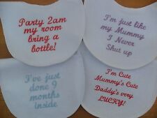 Personalised baby bib for sale  LINCOLN