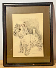 Framed west highland for sale  BURTON-ON-TRENT