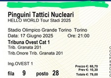 Biglietto concerto dei usato  Ragusa