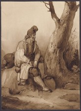 Usado, Rastreador Caminante Aquarell Dibujo 1834 comprar usado  Enviando para Brazil