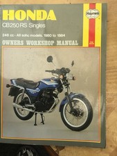 Haynes honda cb250 for sale  BOURNEMOUTH