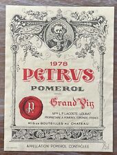 1978 pomerol label d'occasion  Expédié en Belgium