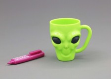 Caneca e marcador em forma de cabeça alienígena American Girl para computador e mesa de Isabel Nicki’s, usado comprar usado  Enviando para Brazil