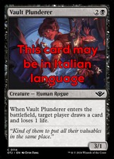 Mtg vault plunderer usato  Bari