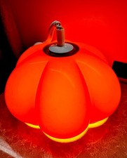 Pingente vintage era espacial URSS dois tons abajur plástico tomate decoração meados do século comprar usado  Enviando para Brazil