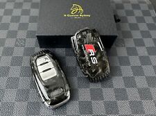 Capa chave fibra de carbono forjada premium para Audi RS7 RS6 RS5 RS4 R8 modelos antigos, usado comprar usado  Enviando para Brazil