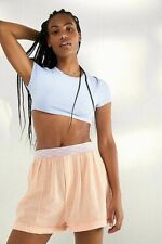 Free People Intimately Sleep Talk Boxer Bicicleta Curta Semitransparente Algodão Pêssego Nova P comprar usado  Enviando para Brazil