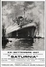 Pubblicita 1927 cosulich usato  Biella