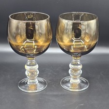 Set amber goblets for sale  Savannah