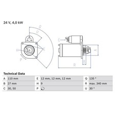 Bosch anlasser 0986011330 gebraucht kaufen  Idar-Oberstein