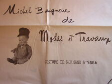 Patron ancien costume d'occasion  France