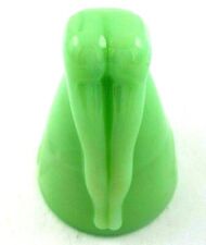  Copo de vidro Bottoms Up Shot verde rosso estilo McKee JADEITE JADITE  comprar usado  Enviando para Brazil