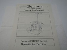 Bernina funlock 004 for sale  Modesto