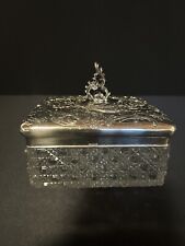 Glas butterdose silber gebraucht kaufen  Limburg a. d. Lahn