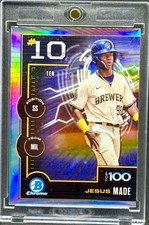 Jesus Feito RARO REFRATOR DE CONTROLE REMOTO NOVATO BOWMAN CARTÃO DE INVESTIMENTO SSP BREWERS ESTADO PERFEITO comprar usado  Enviando para Brazil
