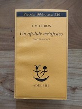 Cioran apolide metafisico usato Cioran apolide metafisico usato  Vestenanova