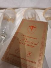 Crystal champagne flutes for sale  LANGPORT