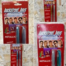 Lote de 8 canetas vintage Backstreet Boys música pop retrô anos 90 boy band mercadoria RARA comprar usado  Enviando para Brazil