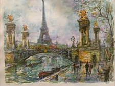 Aquarell paris eifelturm gebraucht kaufen  Stühlingen