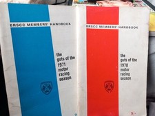 Brscc members handbook for sale  BISHOP AUCKLAND