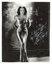 FOTO VINTAGE AUTOGRAFADA VOCALISTA DA BANDA MEXICANA-AMERICANA DOS ANOS 40 LINA ROMAY comprar usado  Enviando para Brazil