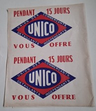 Affichette publicitaire unico d'occasion  Roye