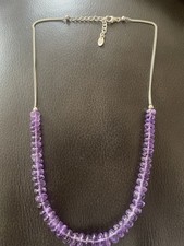 Amythest sterling silver for sale  LONDON